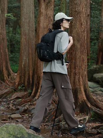 Туристическа раница за походи – Унисекс, Оксфорд материя, Слънцезащита и дишане, Презрамки с въздушна подпора, Подплата полиестер