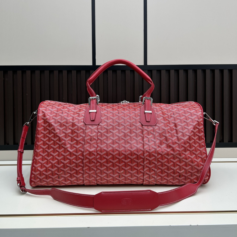 Geantă de călătorie unisex, capacitate 56-75 L, material PVC, model geometric, căptușeală poliester