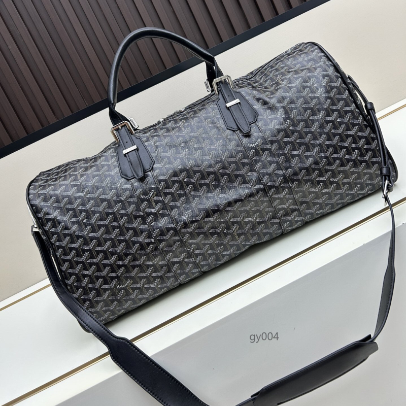 Geantă de călătorie unisex, capacitate 56-75 L, material PVC, model geometric, căptușeală poliester