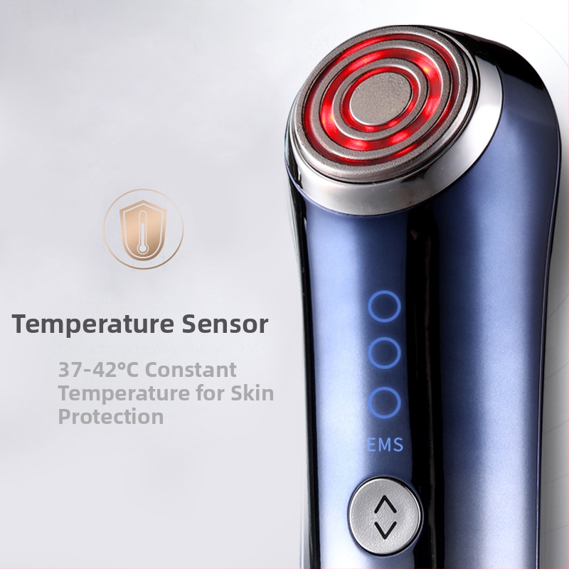 RF skaistumkopšanas ierīce mājas lietošanai sejas pacelšanai ar EMS un sarkano gaismas fototerapiju, modelis SK-698, svars 870 g, piemērots acīm, kaklam un sejai, pacelšana un tonusa uzlabošana, vienots ādas tonis