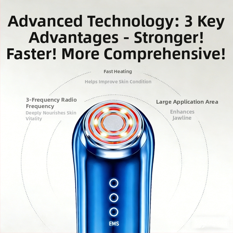 RF skaistumkopšanas ierīce mājas lietošanai sejas pacelšanai ar EMS un sarkano gaismas fototerapiju, modelis SK-698, svars 870 g, piemērots acīm, kaklam un sejai, pacelšana un tonusa uzlabošana, vienots ādas tonis