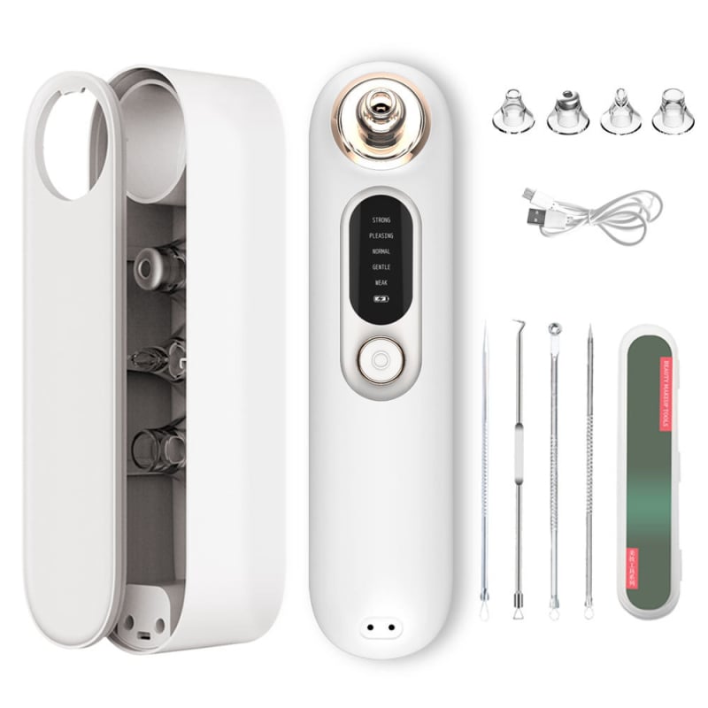 Remediu portabil pentru puncte negre, fără fir, cu rotație electrică, model YOO3, pentru curățarea la domiciliu și îndepărtarea punctelor negre, 5 viteze, carcasă cu serigrafie