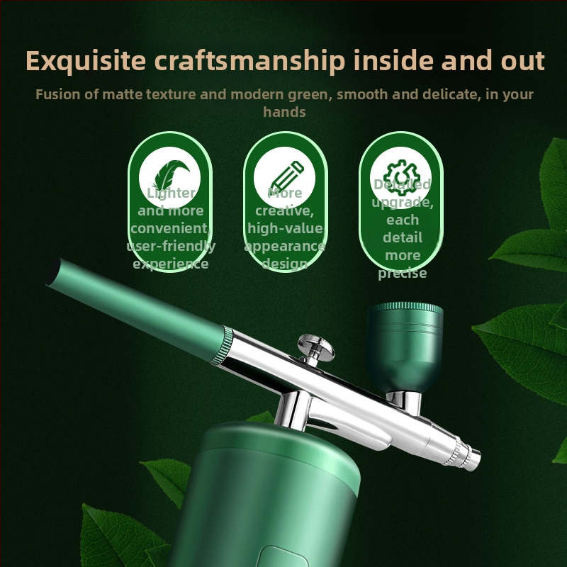 Kodus hapniku infusiooni seade nano-udu jaoks, kaasaskantav, sisseehitatud aku, külm pihustus, 1. kiirus, kateviimistlus; uduaeg 61–120 s.