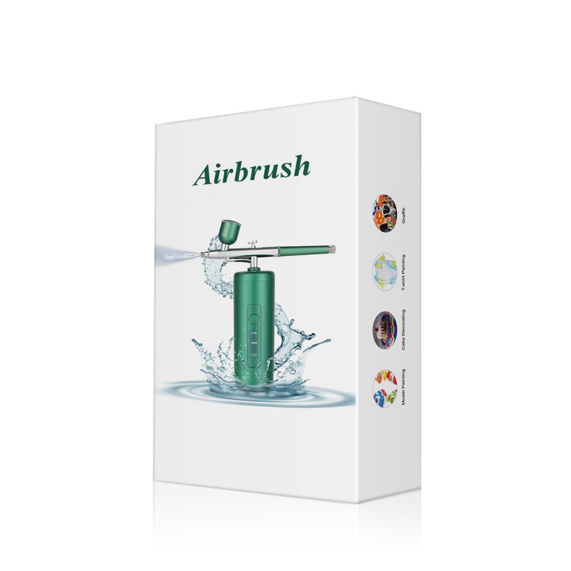 Mājas oksigēna infūzijas iekārta ar nano miglu, pārnēsājama, iebūvēta baterija, auksts izsmidzinājums, 1. ātrums, pārklājuma finišs; miglas laiks 61–120 s.