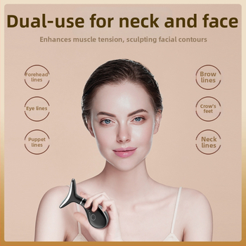 MZ-H60 Kaklo grožio įrenginys – mikro srovės liftingas ir tonizavimas, vibracinis masažas