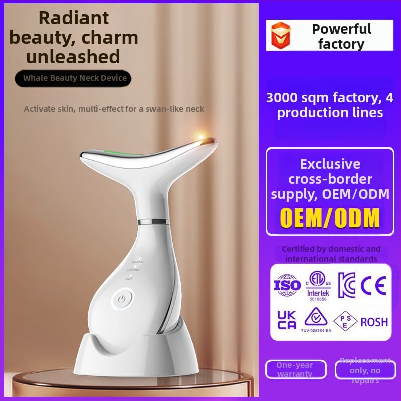 MZ-H60 Kaklo grožio įrenginys – mikro srovės liftingas ir tonizavimas, vibracinis masažas