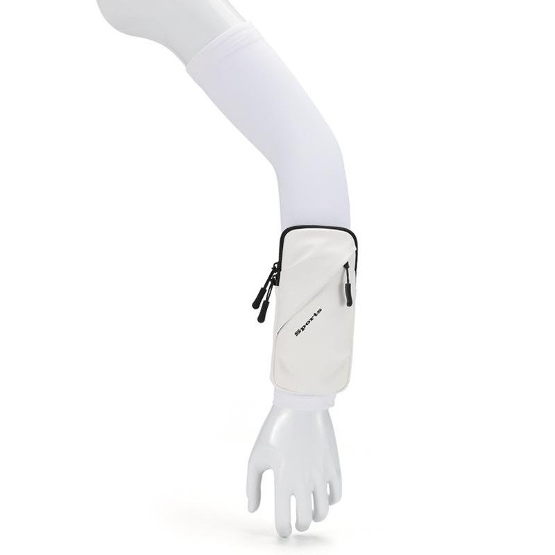 Geantă pentru braț cu telefon pentru alergare și ciclism, respirabilă, ultraușoară, unisex, cu buzunar pentru telefon, material Oxford