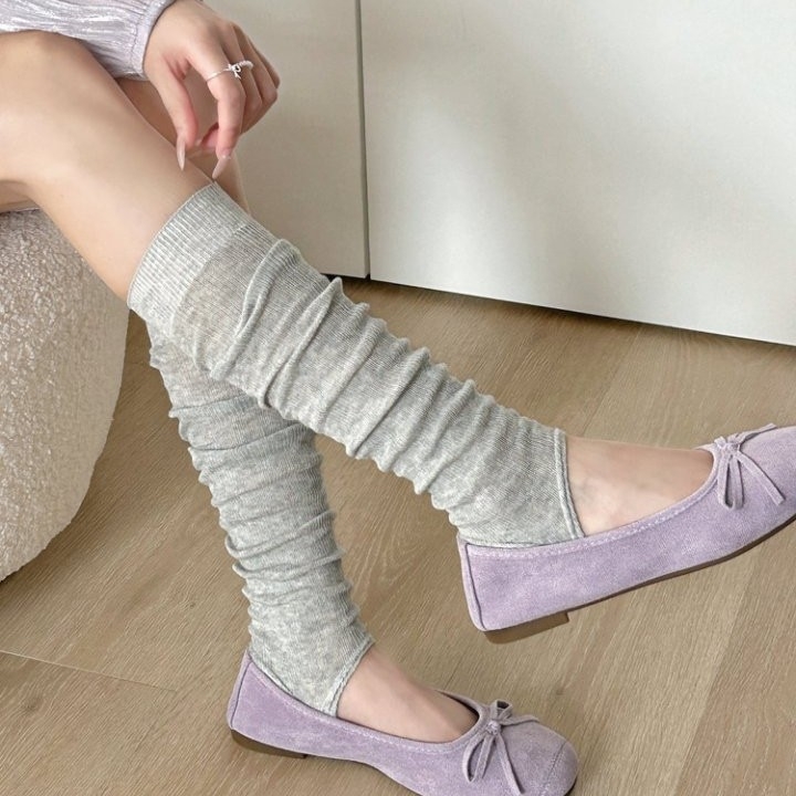 Șosete în stil balet pentru femei, cu tub înalt, Modal, anti-fricțiune, protecție UV, tricotate cu un singur ac (200N)