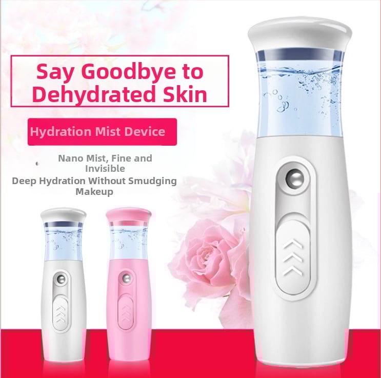 Veidojo veido tvaiko įrenginys su nano purškimu, šaltas purškimas, nešiojamas, modelis 002, miglos laikas ≤ 10 s, 1 lygis