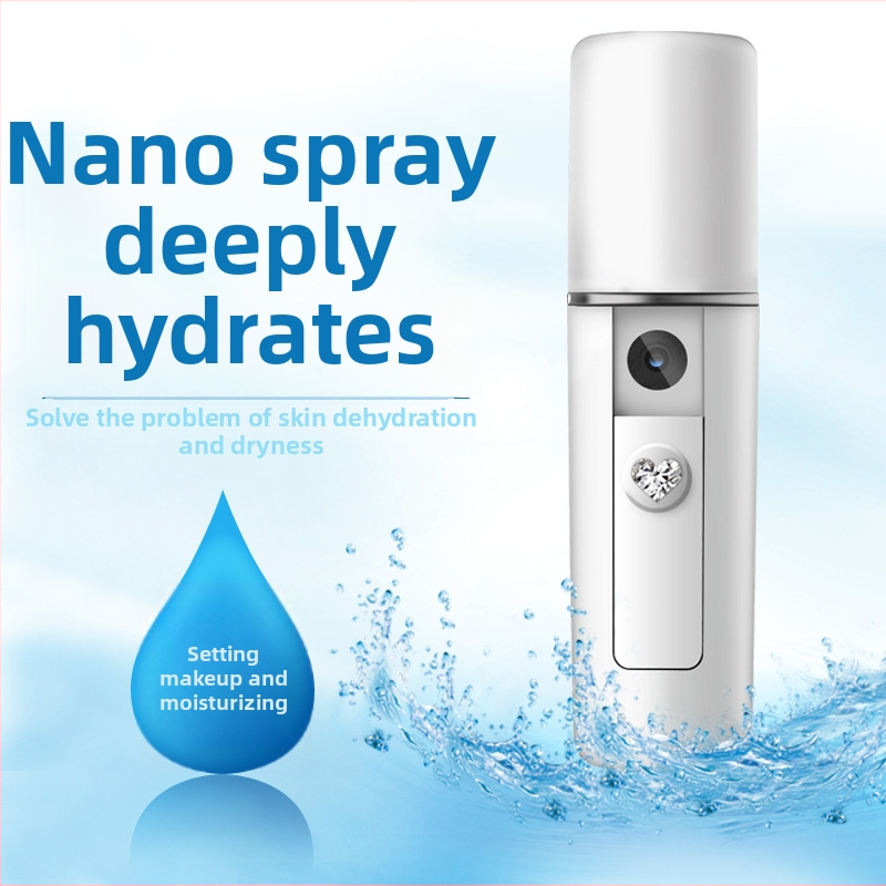 Veidojo veido tvaiko įrenginys su nano purškimu, šaltas purškimas, nešiojamas, modelis 002, miglos laikas ≤ 10 s, 1 lygis