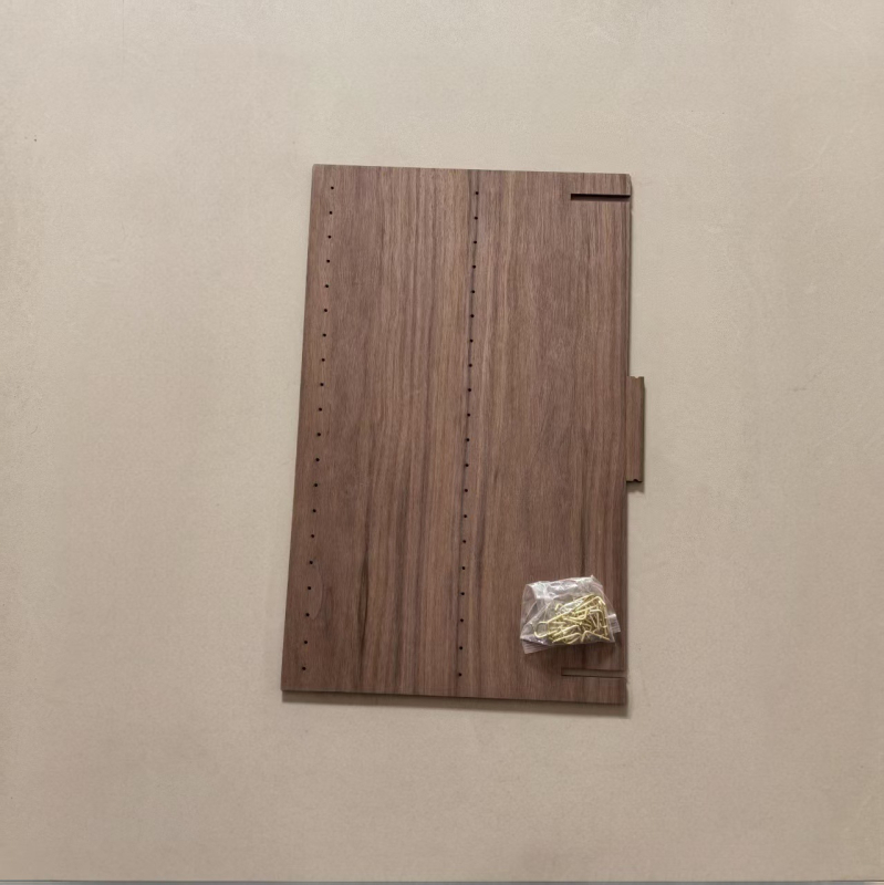 Дървена стойка за бижута, 3-етажна настолна поставка, мултифункционална, модерен минималистичен стил