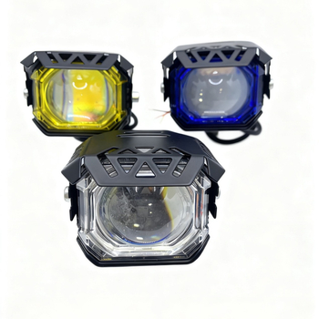 Мотоциклет LED фар - алуминиев корпус, PC леща, 24V, 25W, IP68 водоустойчив