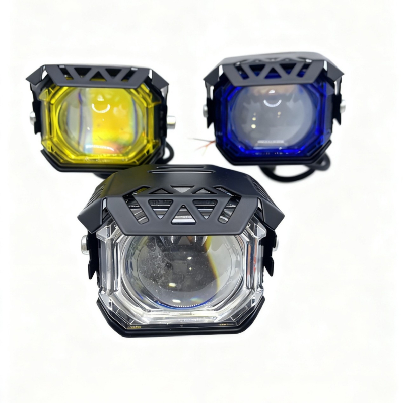Мотоциклет LED фар - алуминиев корпус, PC леща, 24V, 25W, IP68 водоустойчив