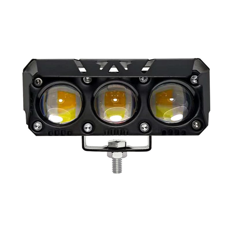 LED reflektor Type C-6 s 6 diodama za terenska vozila, žuto-bijela, 9-36V, IP67, 60W, CENREE