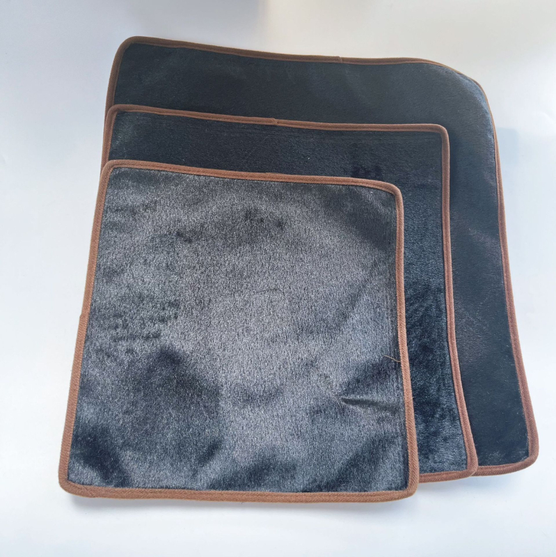 Pad de expunere pentru bijuterii din catifea, husă din flanel, stil antic, dintr-o bucată, un strat, cusături îmbinate