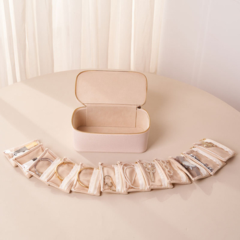 Ékszerdoboz – bőrből készült utazó doboz antioxidáns védelemmel, multifunkcionális és hordozható, por- és nedvességálló