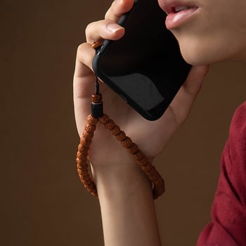 Mobiltelefon-lanyard – magas rugalmú pamut, uniszex, fém csat, Yuedi márka