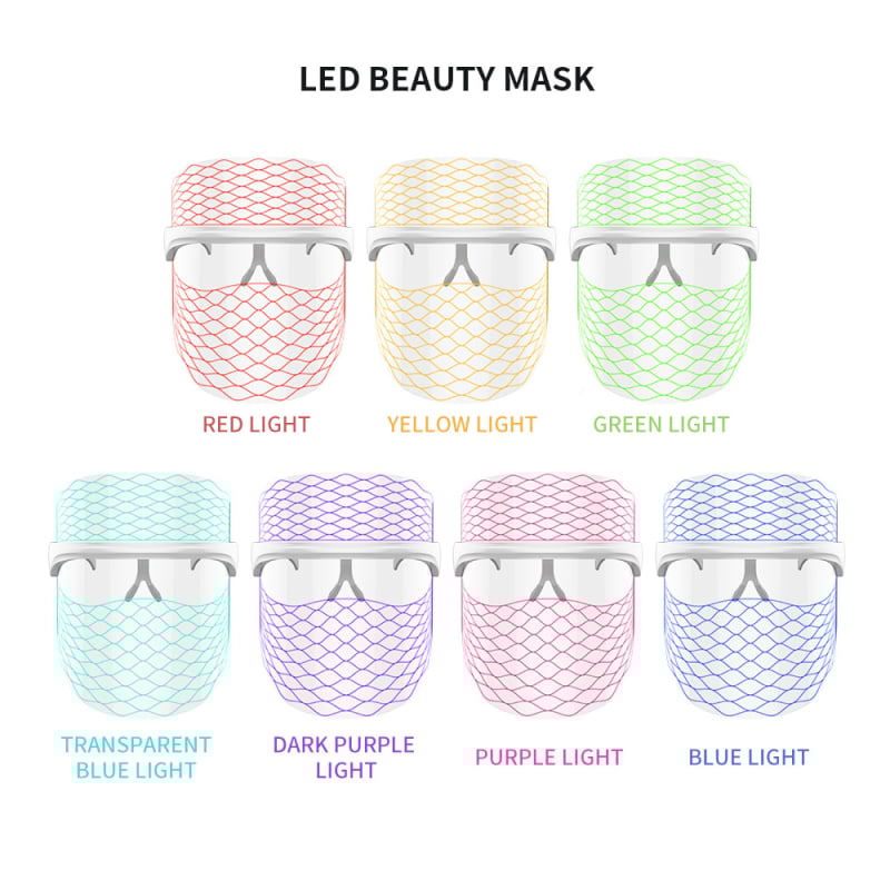 Fotonu skaistuma maska mājas lietošanai – USB uzlādes ierīce ādas atjaunošanai un gaišināšanai (1. līmenis)