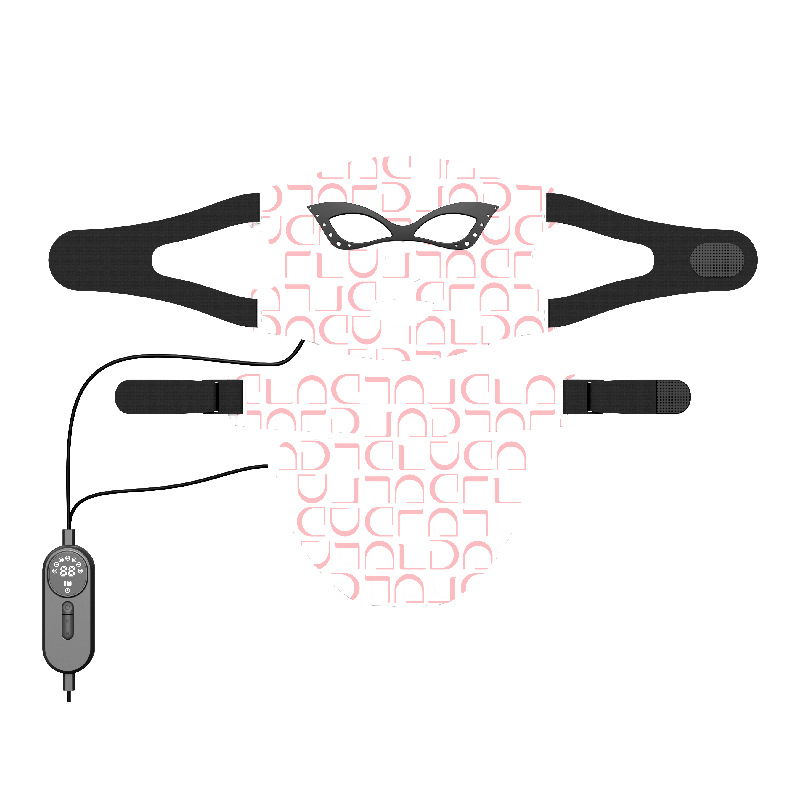 Uređaj za masku za lice - V-face silikonska maska, izbjeljivanje i multicolor LED terapija, ugrađena baterija 2000–4000 mAh, IPX6 vodootpornost, materijal silikon + ABS plastika