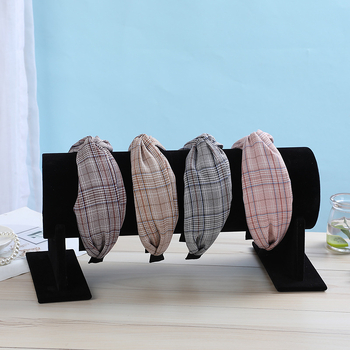 Stojak za nakit od flanelnog materijala, cilindrični dizajn, baršunasta obloga, vrhunski stil (Brend: Mincerity)