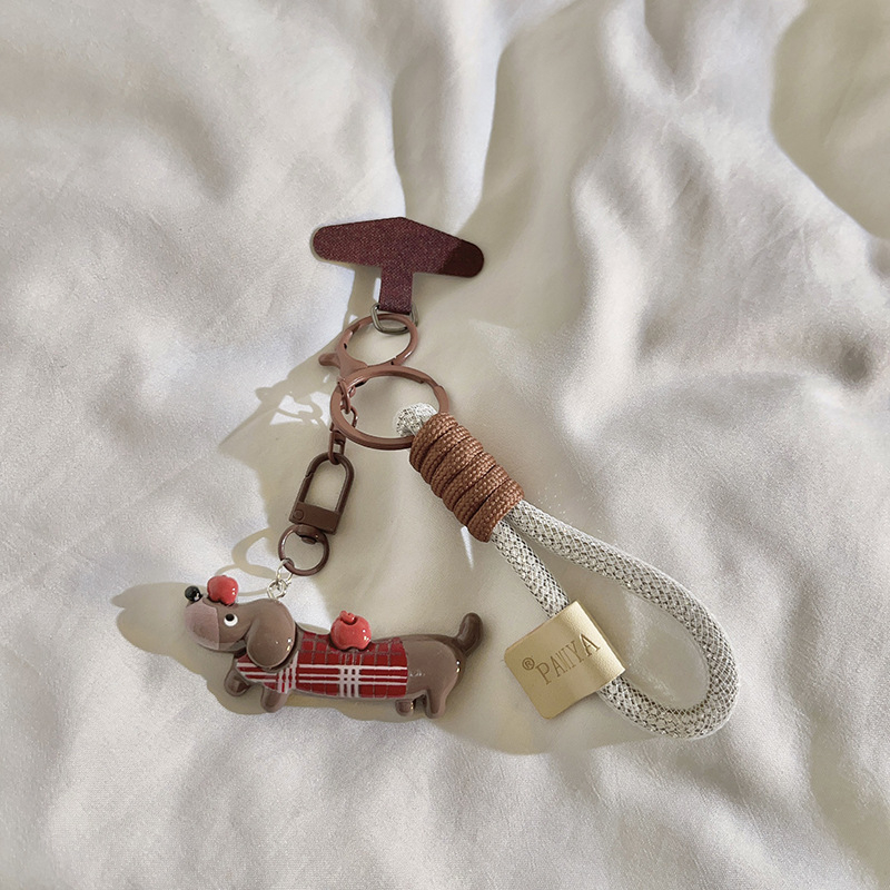 Pamia női mobiltelefon-lanyard nylon zsinórral és műanyag csattal