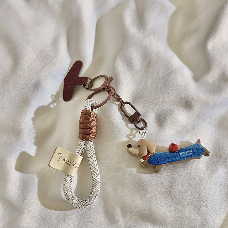 Pamia női mobiltelefon-lanyard nylon zsinórral és műanyag csattal