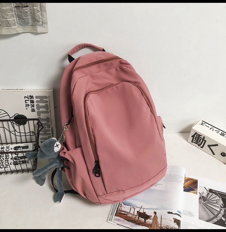 Unisex iskolai hátizsák, nagy kapacitású 20-35 L, nejlon külső, poliészter bélés, 12 hüvelykes laptop kompatibil, görbült vállpántok