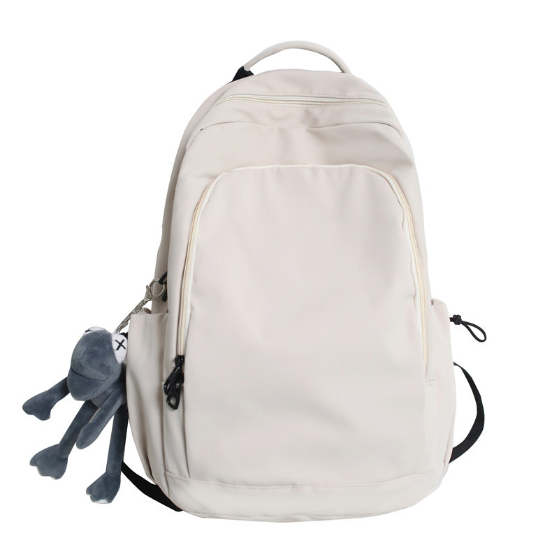 Unisex iskolai hátizsák, nagy kapacitású 20-35 L, nejlon külső, poliészter bélés, 12 hüvelykes laptop kompatibil, görbült vállpántok