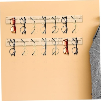 Pinxu akril falra szerelhető szemüveg bemutató, egy réteg, egyszerű forma, művészi stílus, CY-25074