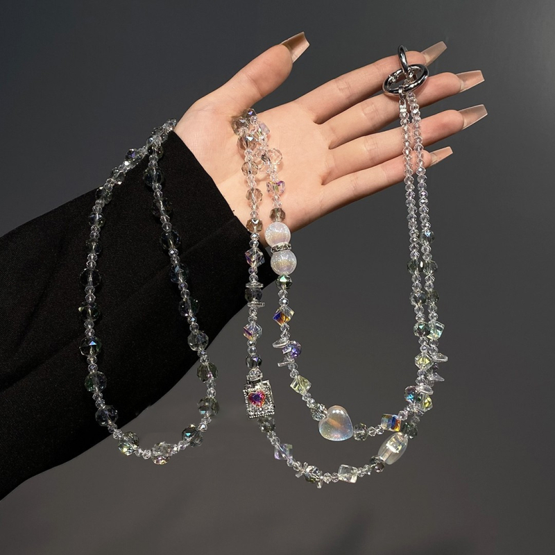 Telefon kiegészítő, Kolegia, akril, kreatív stílus, geometrikus minta, díszítés