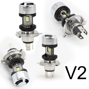 Alumínium házú motorkerékpár LED fényszóró, 12–85V, 12/14/16/35W, elülső izzó, kompatibil motorkerékpárokkal és elektromos járművekkel, modellek L9E, V2, L18, L17