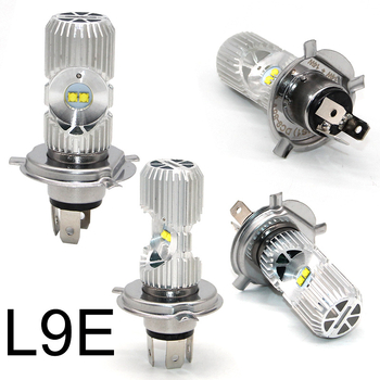 Alumínium házú motorkerékpár LED fényszóró, 12–85V, 12/14/16/35W, elülső izzó, kompatibil motorkerékpárokkal és elektromos járművekkel, modellek L9E, V2, L18, L17