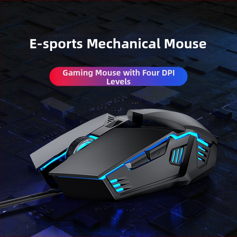 Žična gaming optička miša, 6 tipki, USB sučelje, DPI 3500, kabel duljine 1,8 m