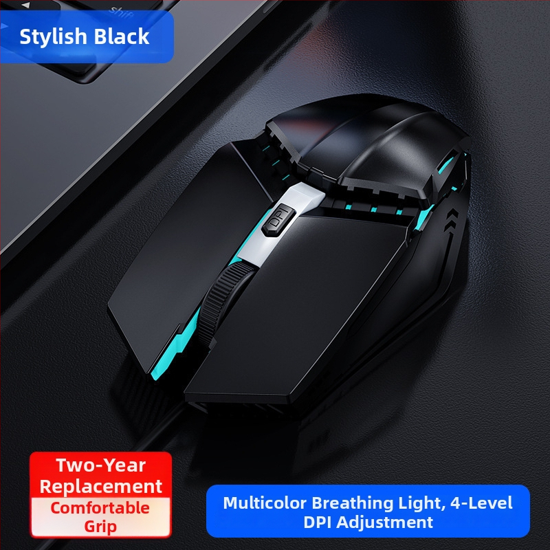 Žična gaming optička miša, 6 tipki, USB sučelje, DPI 3500, kabel duljine 1,8 m