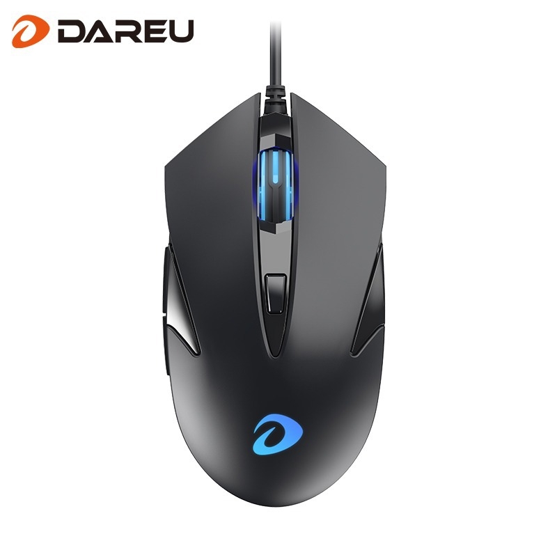 Daryou žični miš, USB sučelje, 6 tipki, kabel duljine 1,8 m, ergonomski optički senzor