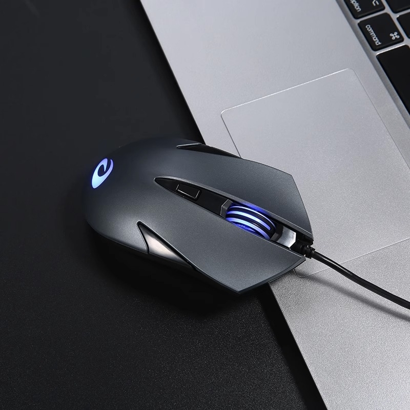 Daryou žični miš, USB sučelje, 6 tipki, kabel duljine 1,8 m, ergonomski optički senzor