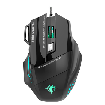Optička miša, 2400 DPI, 7 tipki, USB kabel, 1,5 m