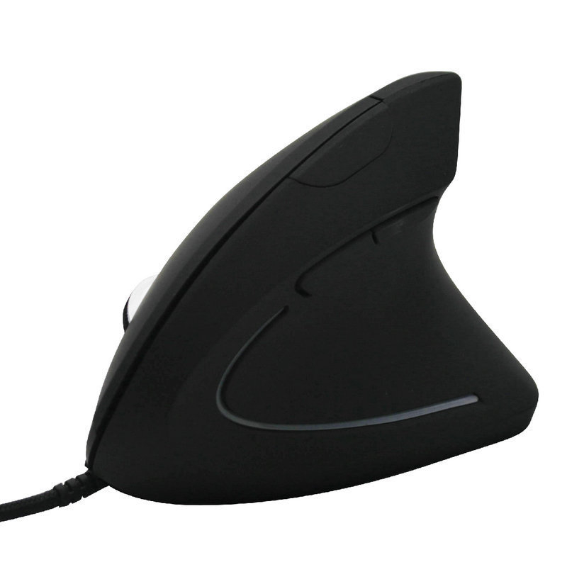 Vertikalna punjiva optička miš s USB bežičnim 2.4GHz, 1600 DPI, 6 tipki, četverostruki kotačić