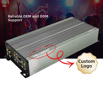 Amplificator auto 4 canale, 2000W, alimentare 12V, carcasă din aluminiu