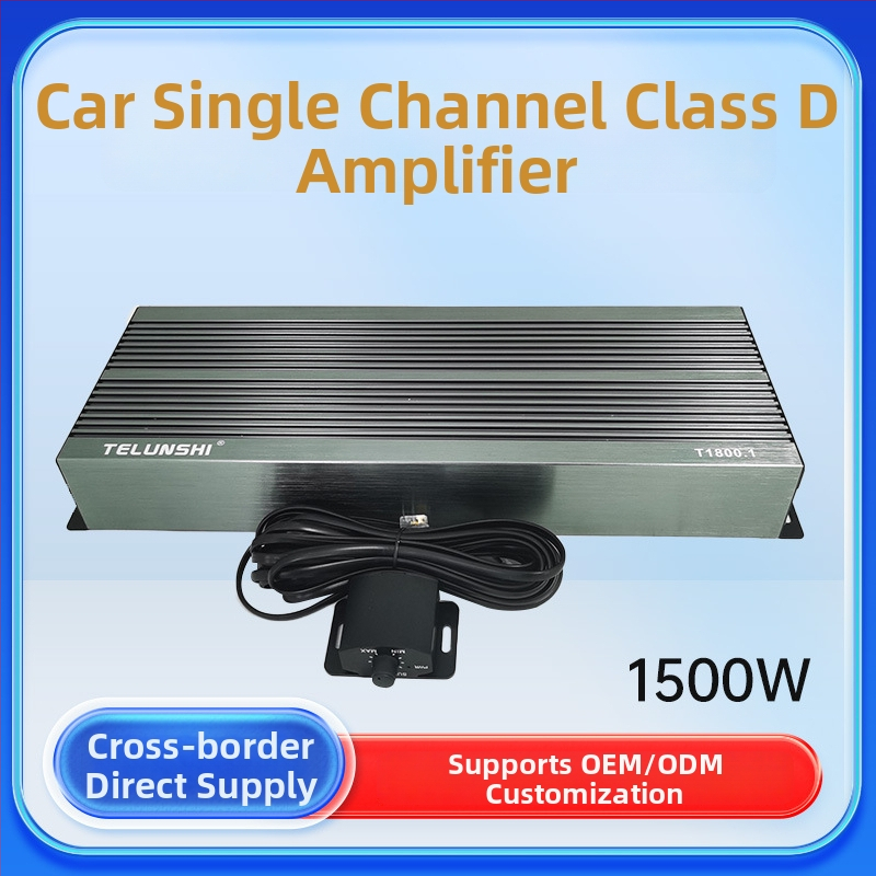 Amplificator auto 4 canale, 2000W, alimentare 12V, carcasă din aluminiu