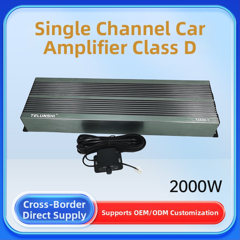 Amplificator auto 4 canale, 2000W, alimentare 12V, carcasă din aluminiu