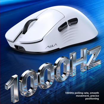 Bezdrôtová herná myš Wolf Spider Sc610Pro s Bluetooth a 2,4G tri režimy, 6 tlačidiel, DPI 1200–26000, hmotnosť 61 g, nabíjacia základňa
