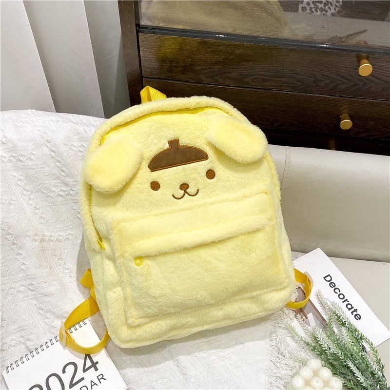 Ruksak u japanskom stilu s plišanim Kuromi i My Melody za školu