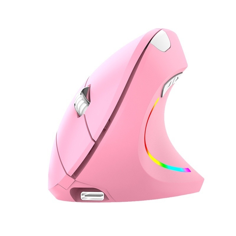 H1 bežični vertikalni miš - 2400dpi, USB, 2.4GHz, 6 tipki, ergonomski, kompatibilan sa stolnim računalom