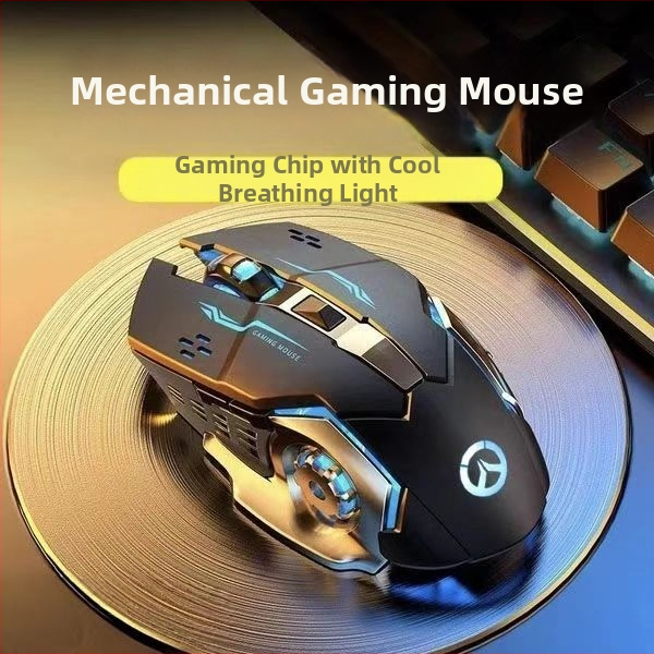 Optický bezdrôtový myš s USB rozhraním, 1000 DPI, 5-úrovňové nastavenie DPI, bezdrôtové nabíjanie