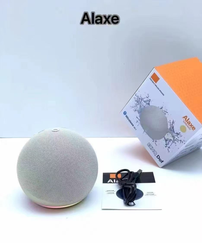 Alaxe mini Bluetooth hangszóró kártyahellyel, textil felülettel, 15W kimenet, IPX5, Bluetooth 5.1, beépített 500–800 mAh akkumulátor