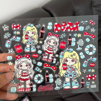 DIY стикери за телефон и дневник – сладък стил, модели Zola, Sister drag, Older cousin – ембосирани желе декор