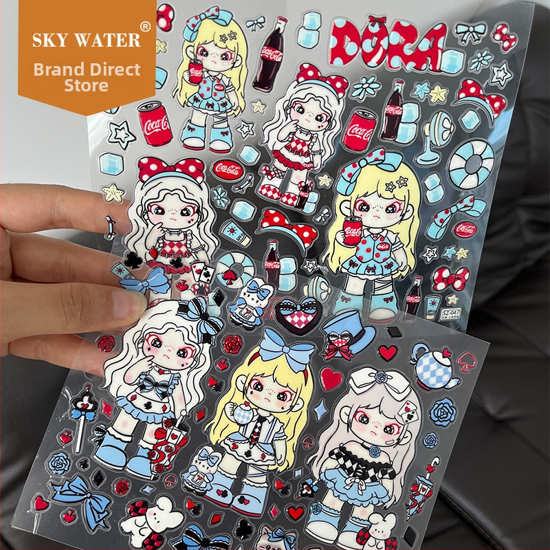 DIY стикери за телефон и дневник – сладък стил, модели Zola, Sister drag, Older cousin – ембосирани желе декор