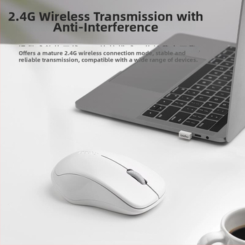 Rapoo 1680 Bezdrôtová USB myš – 3 tlačidlá, 2,4 GHz bezdrôtové, 1000dpi, ergonómia