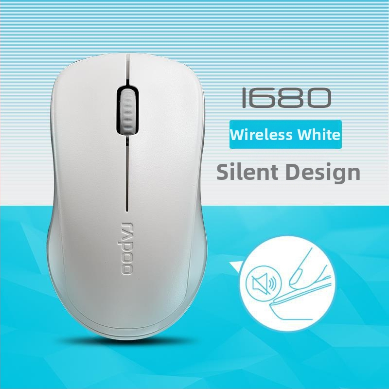 Rapoo 1680 Bezdrôtová USB myš – 3 tlačidlá, 2,4 GHz bezdrôtové, 1000dpi, ergonómia